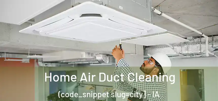  Home Air Duct Cleaning (code_snippet slug=city] - IA